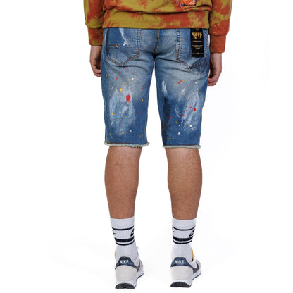 Evan Limited Premium Washed Denim Short Pants.