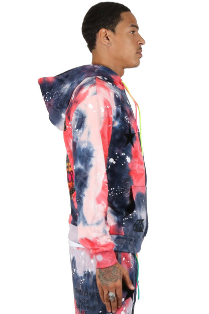 Garnet Tie die Pullover Hoodie