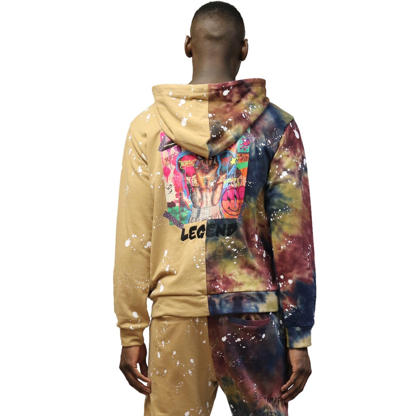 RONA Tie die Pullover Hoodie