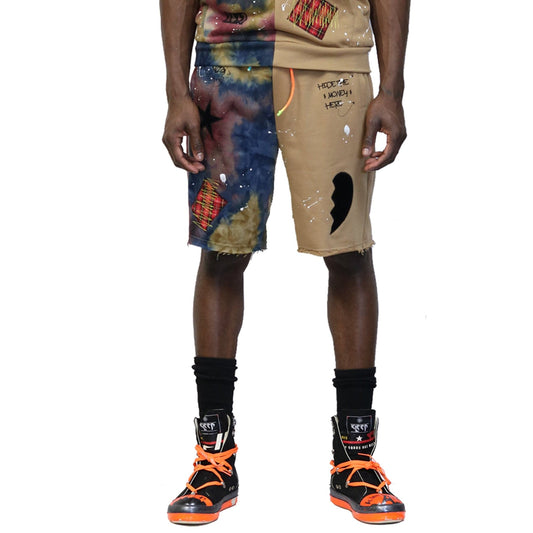 RONA Tie die Sweat Jogger Short Pants