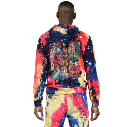 TOPE Tie die Pullover Hoodie