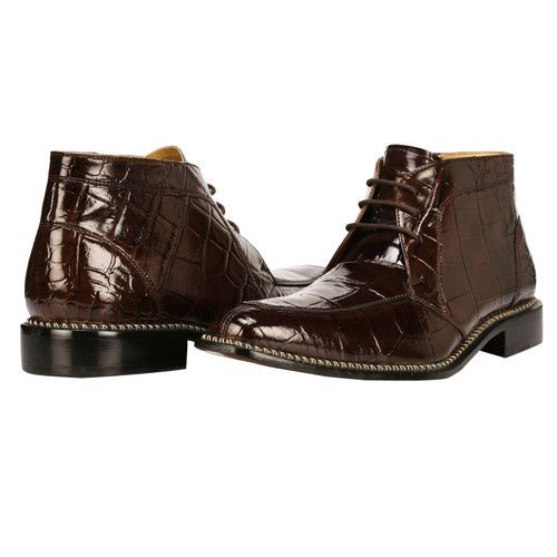 Liam Genuine Leather Lace-Up Style Boots for Men