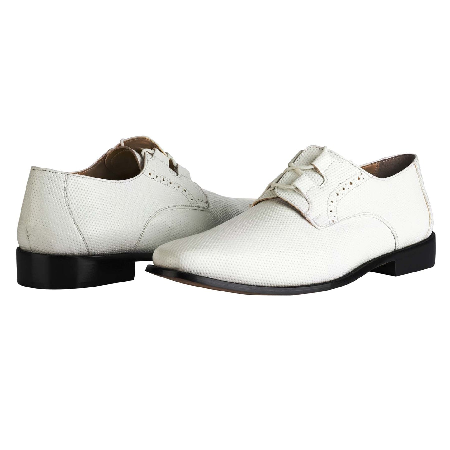 Blacktown Genuine Leather Oxford Style Lace-Up Dress Shoes For Men