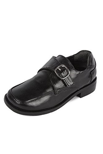 Martin Leather Oxford Style School Uniform Buckle Shoes for Kids