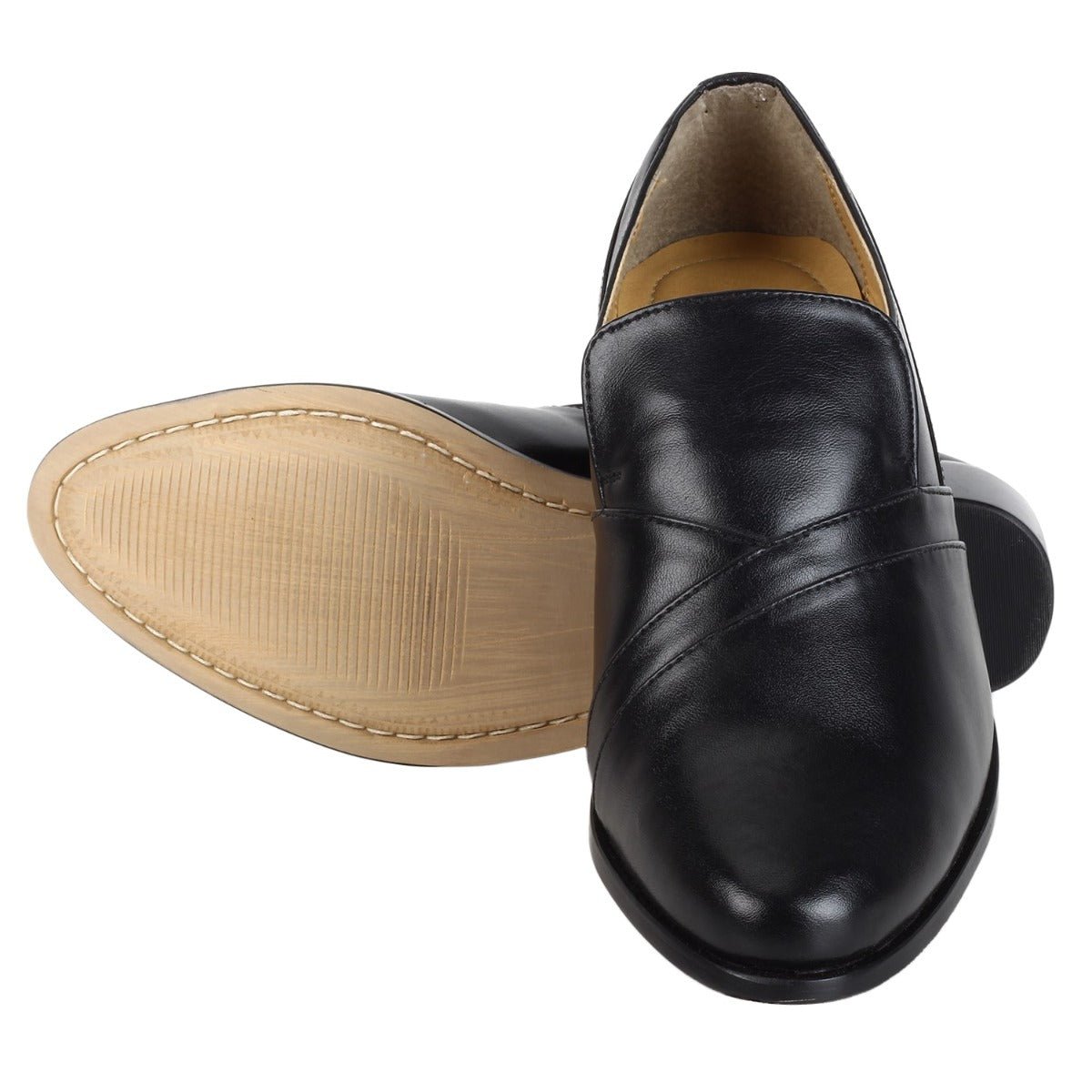 Maxico Leather Derby Style Slip-Ons