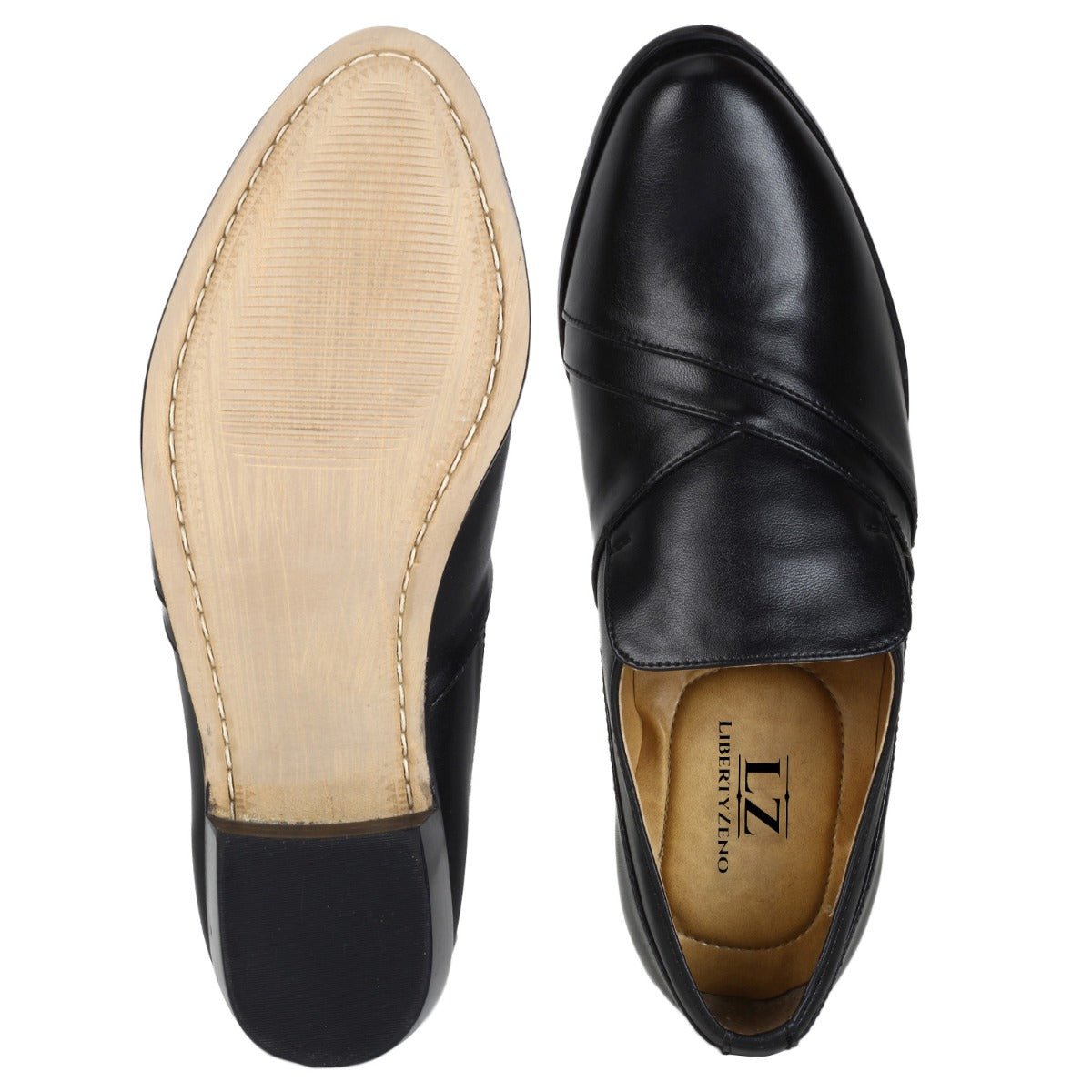 Maxico Leather Derby Style Slip-Ons