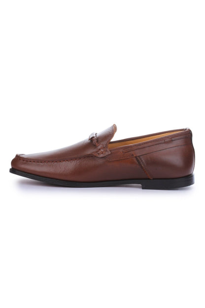 Men's Leather Moccasin Toe Business Loafers