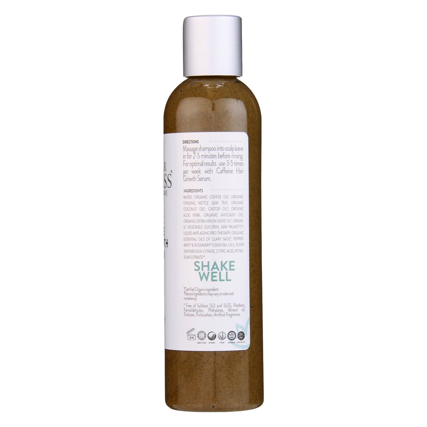 Organic Caffeine Shampoo for Hair Growth