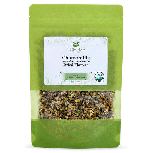 Chamomile (Anthodium chamomillae) Organic Dried Flowers 50g 1.76oz