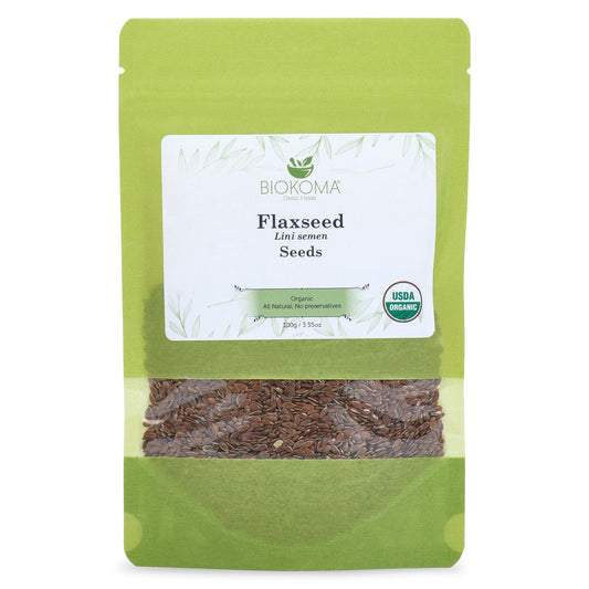 Flaxseed (Lini semen) Organic Seeds 100g 3.55oz