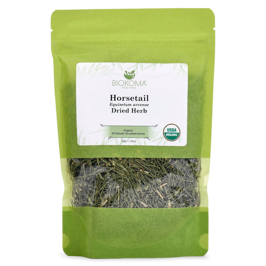 Horsetail (Equisetum arvense) Organic Dried Leaves 50g 1.76oz