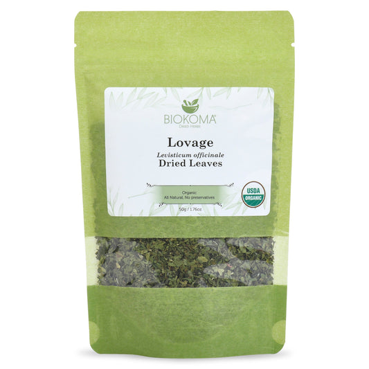 Lovage (Levisticum officinale) Organic Dried Leaves 50g 1.76oz