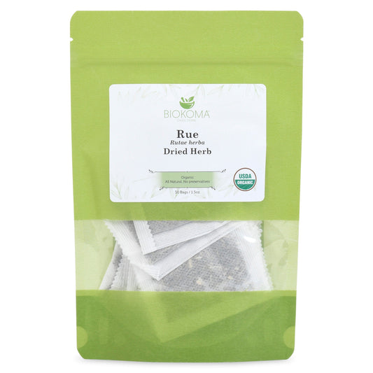 Rue (Rutae herba) Organic Dried Herb 30 Tea Bags 1.5oz