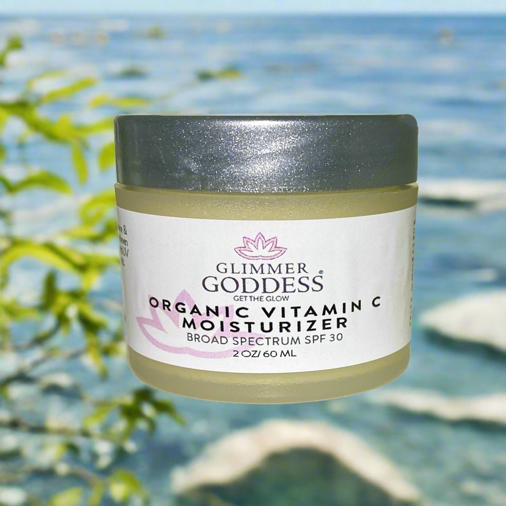 Organic Vitamin C Face Cream Reef-Safe SPF 30 - Brightens and Tightens Skin