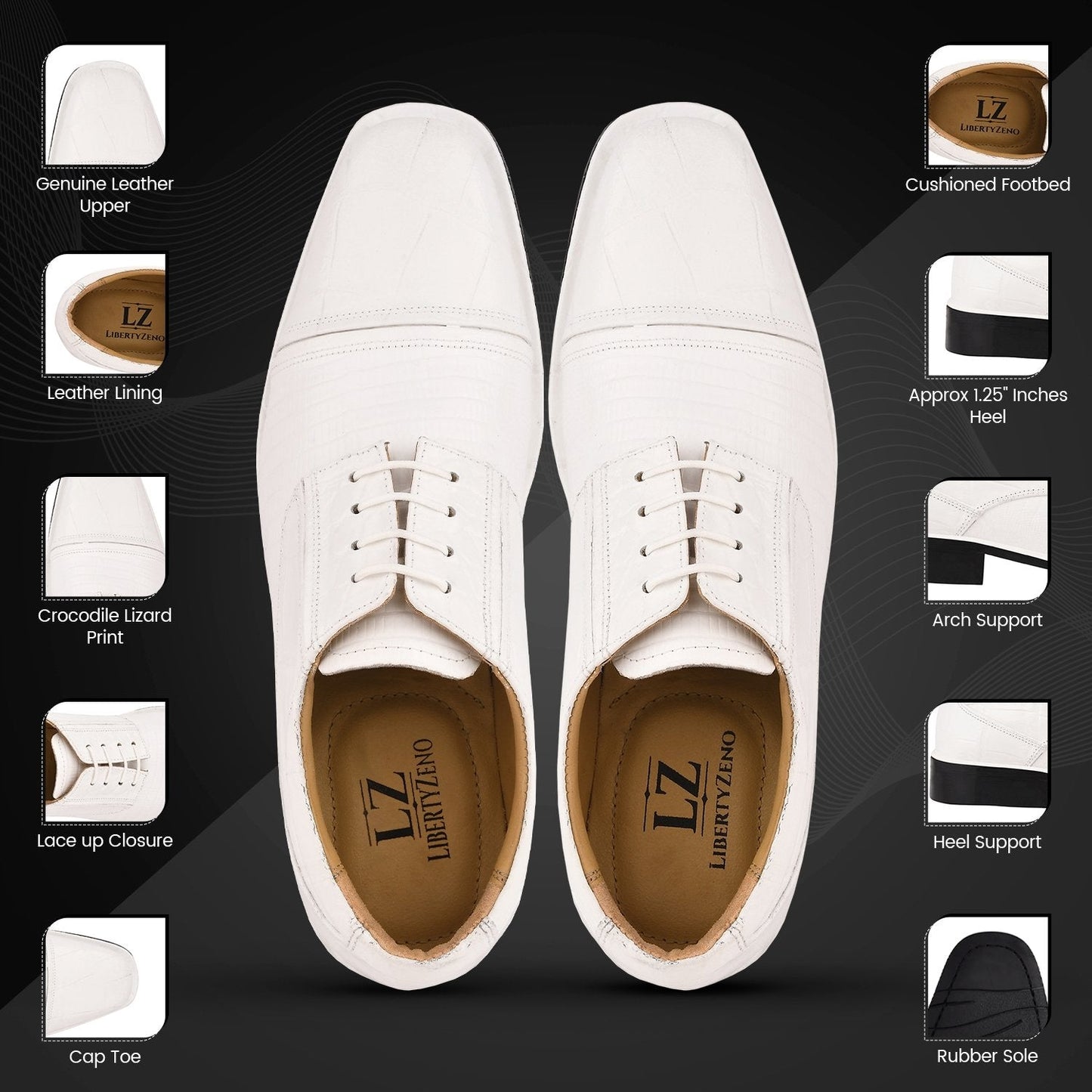 Owen Leather Oxford Style Dress Shoes