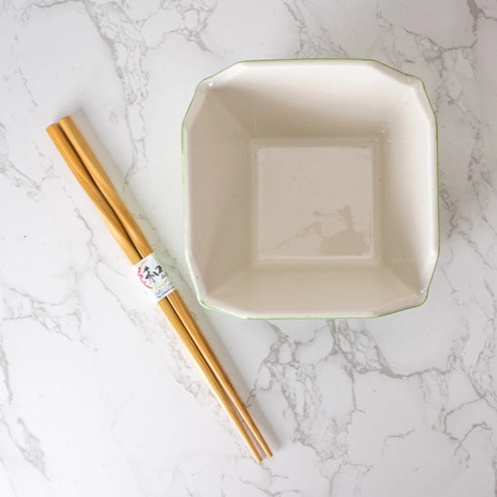 Lucky Panda Takeout Box Serving Bowl with Chopsticks