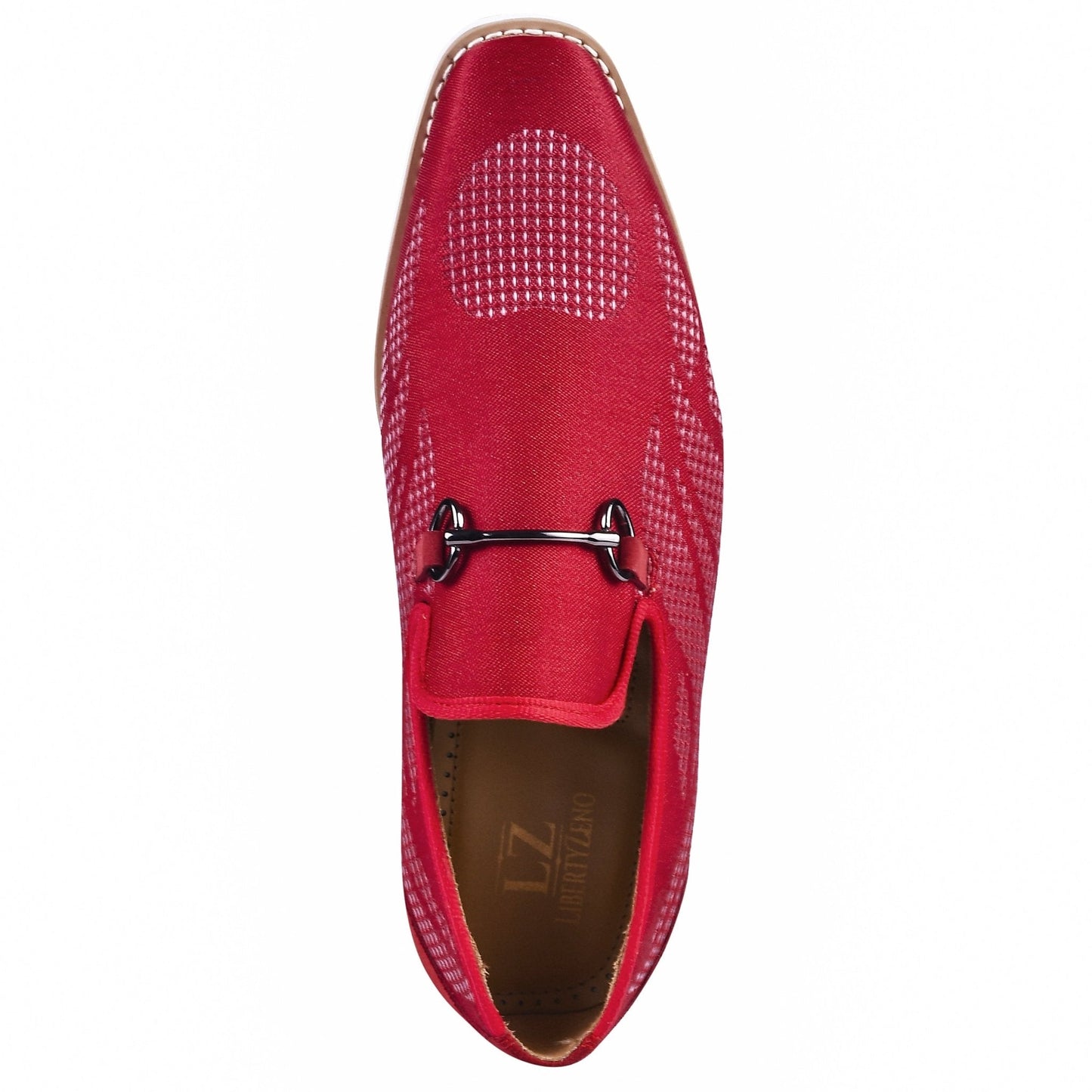 Powerball Textile Printed Red Bottom Casual Shoes For Men