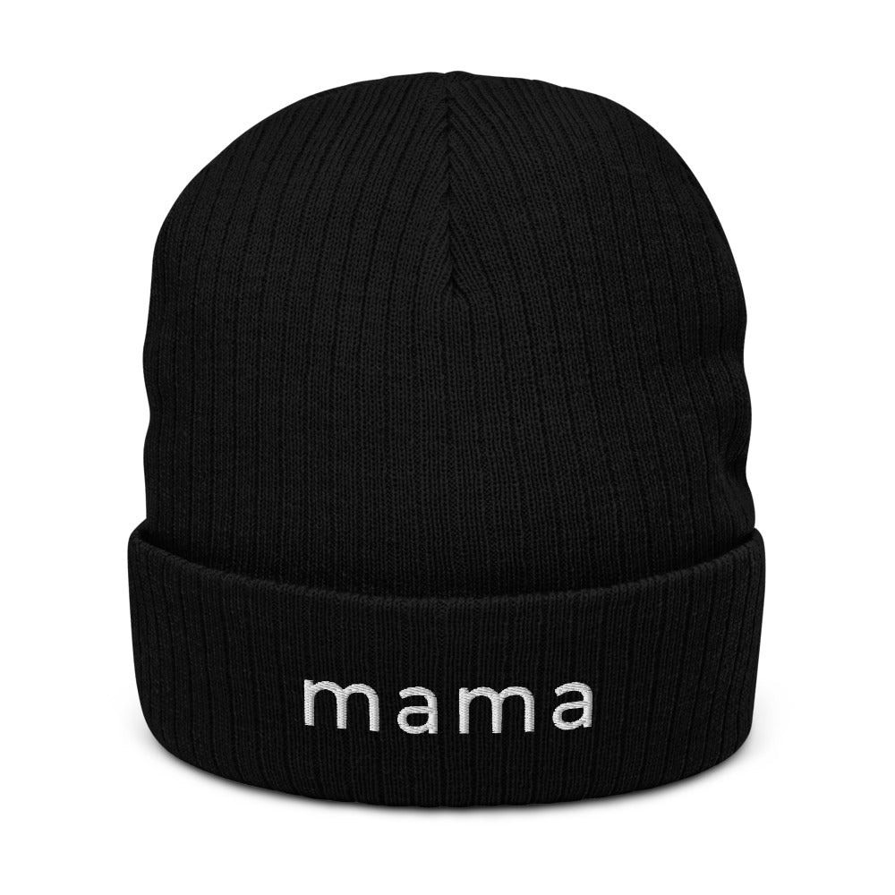 Mama Recycled Cuffed Beanie