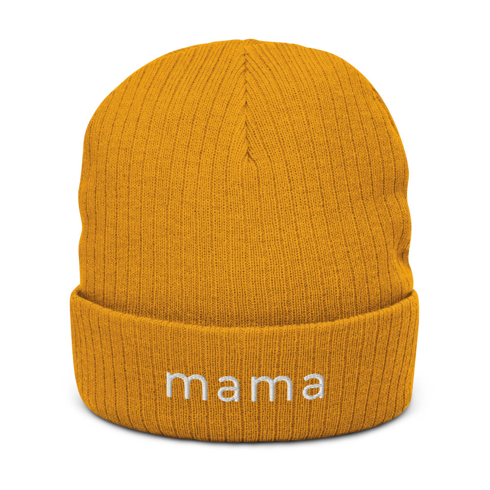 Mama Recycled Cuffed Beanie