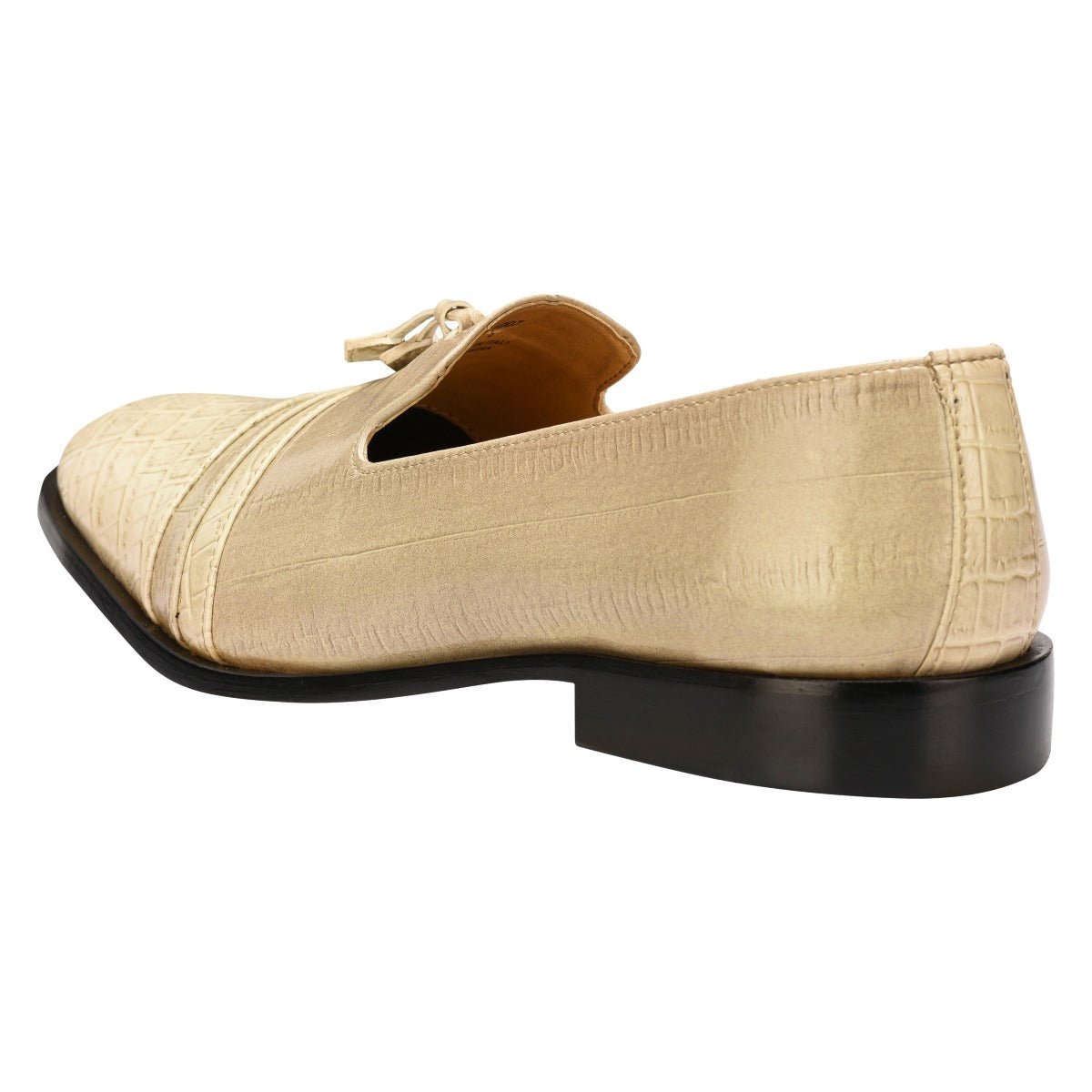 Reno Genuine Leather Slip-on Tassels Shoes for Men