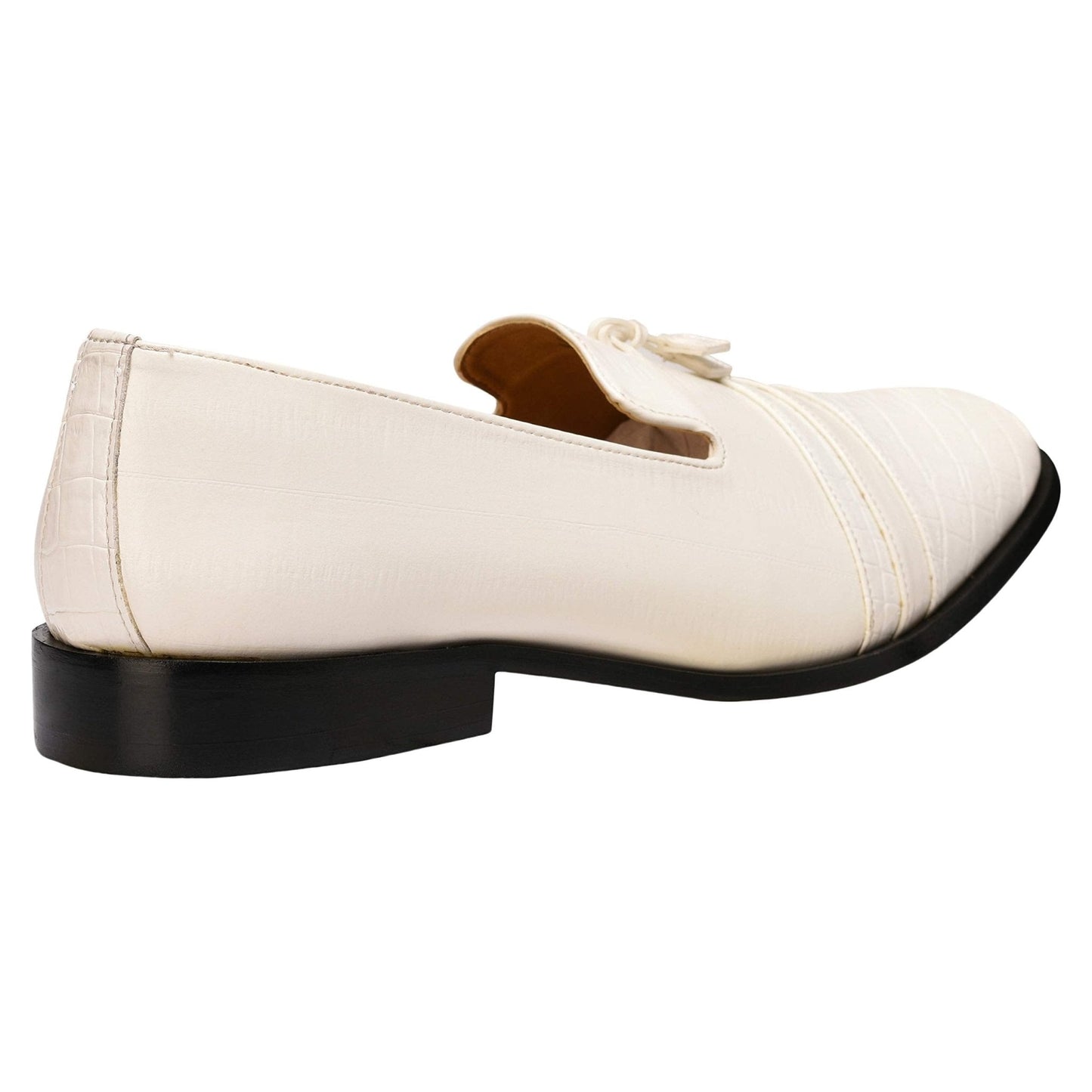 Reno Genuine Leather Slip-on Tassels Shoes for Men