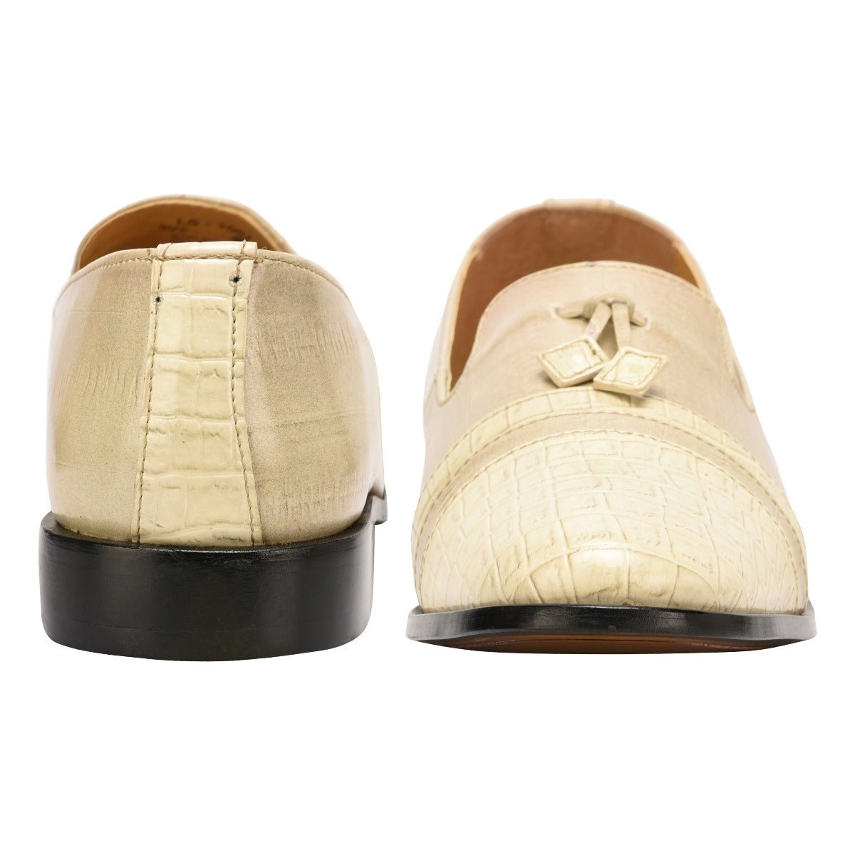 Reno Genuine Leather Slip-on Tassels Shoes for Men