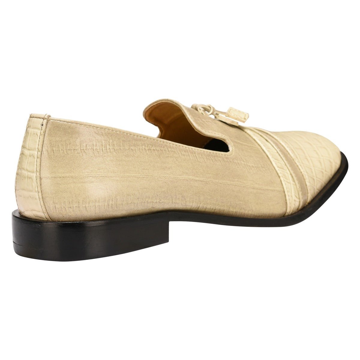 Reno Genuine Leather Slip-on Tassels Shoes for Men