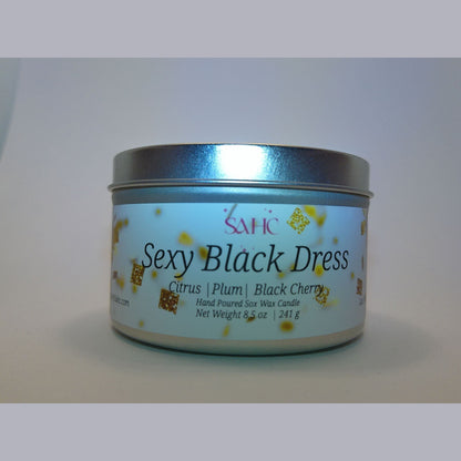 Sexy Black Dress Candle