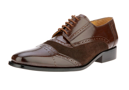 Sanft Leather Oxford Brogue Style Dress Shoes