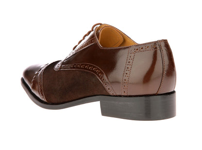 Sanft Leather Oxford Brogue Style Dress Shoes