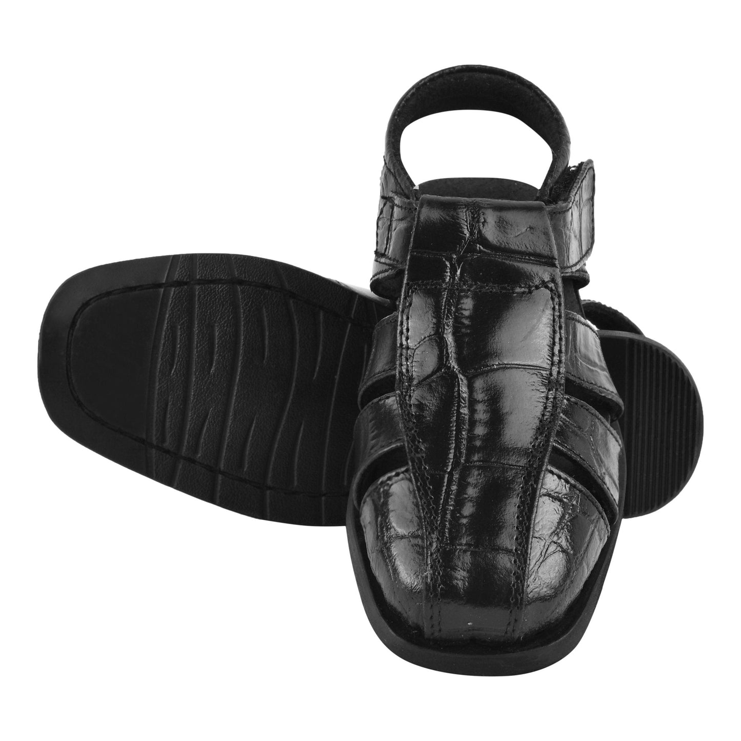 SARAH Kids Genuine Leather Fisherman Sandals