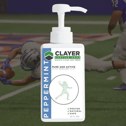 Organic Castile Soap - Football Players - 16 fl oz.