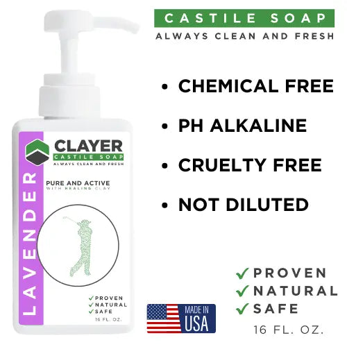 Organic Castile Soap - Golfers - 16 fl oz.