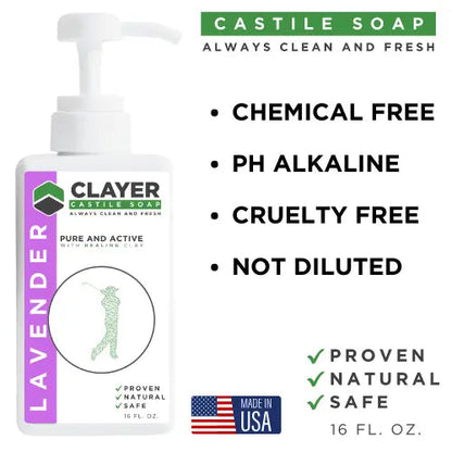 Organic Castile Soap - Golfers - 16 fl oz.