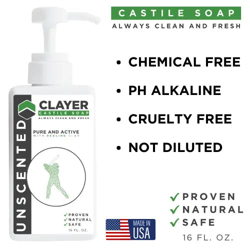 Organic Castile Soap - Baseball Players - 16 fl oz.