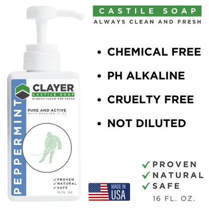 Organic Best Castile Soap - Hockey Players - 16 fl oz.