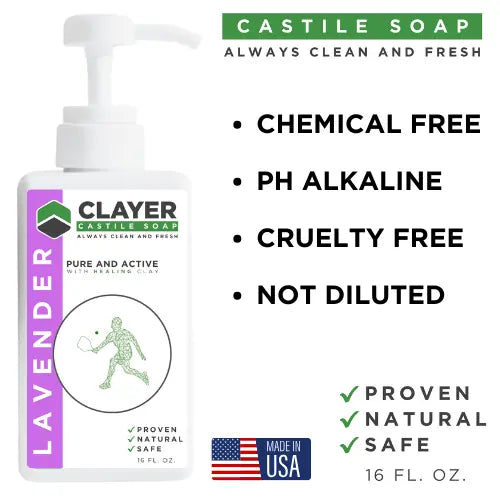 Organic Best Castile Soap - Pickleball Players - 16 fl oz.