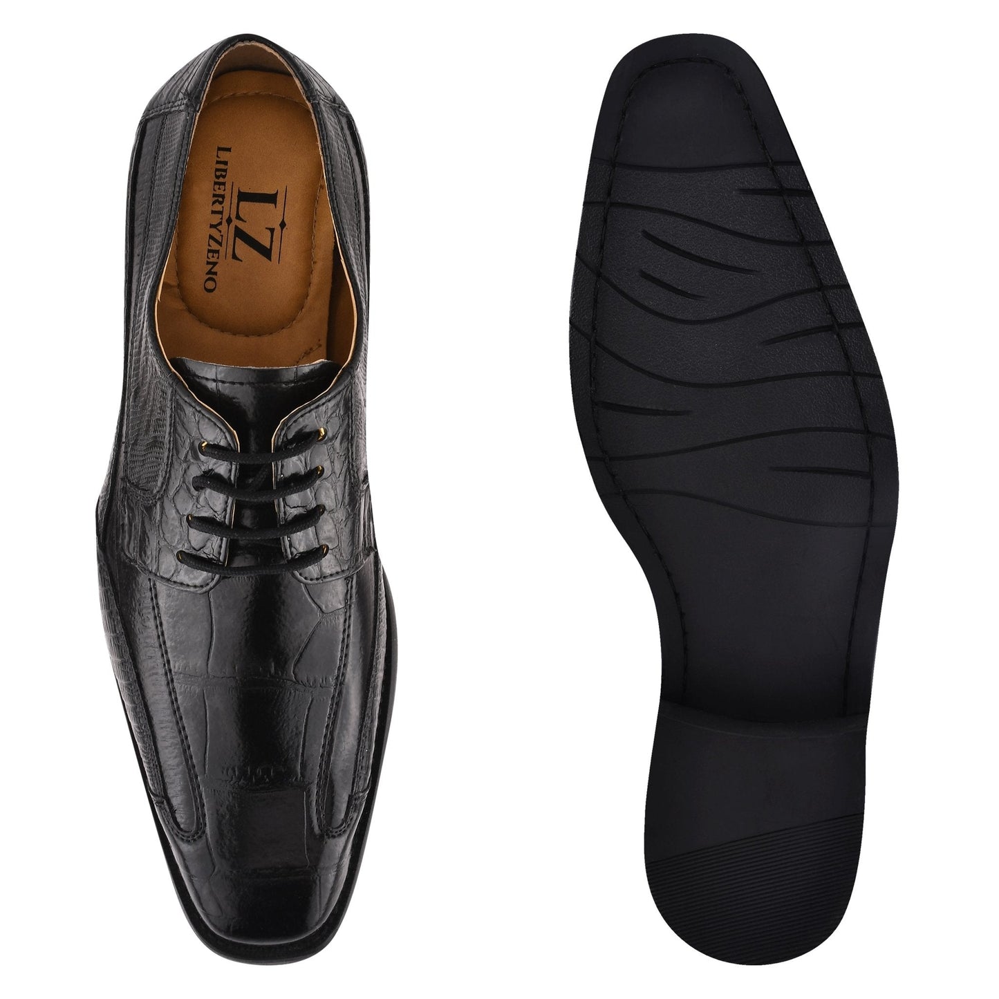 Sculpt Leather Oxford Style Dress Shoes