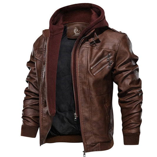 Brown Salvador Leather Jacket