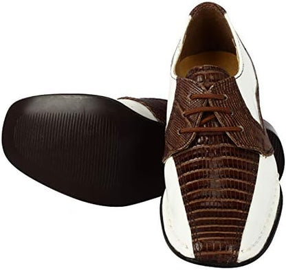 Senior Leather Oxford Style Dress Shoes