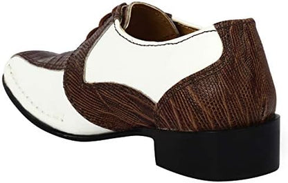 Senior Leather Oxford Style Dress Shoes