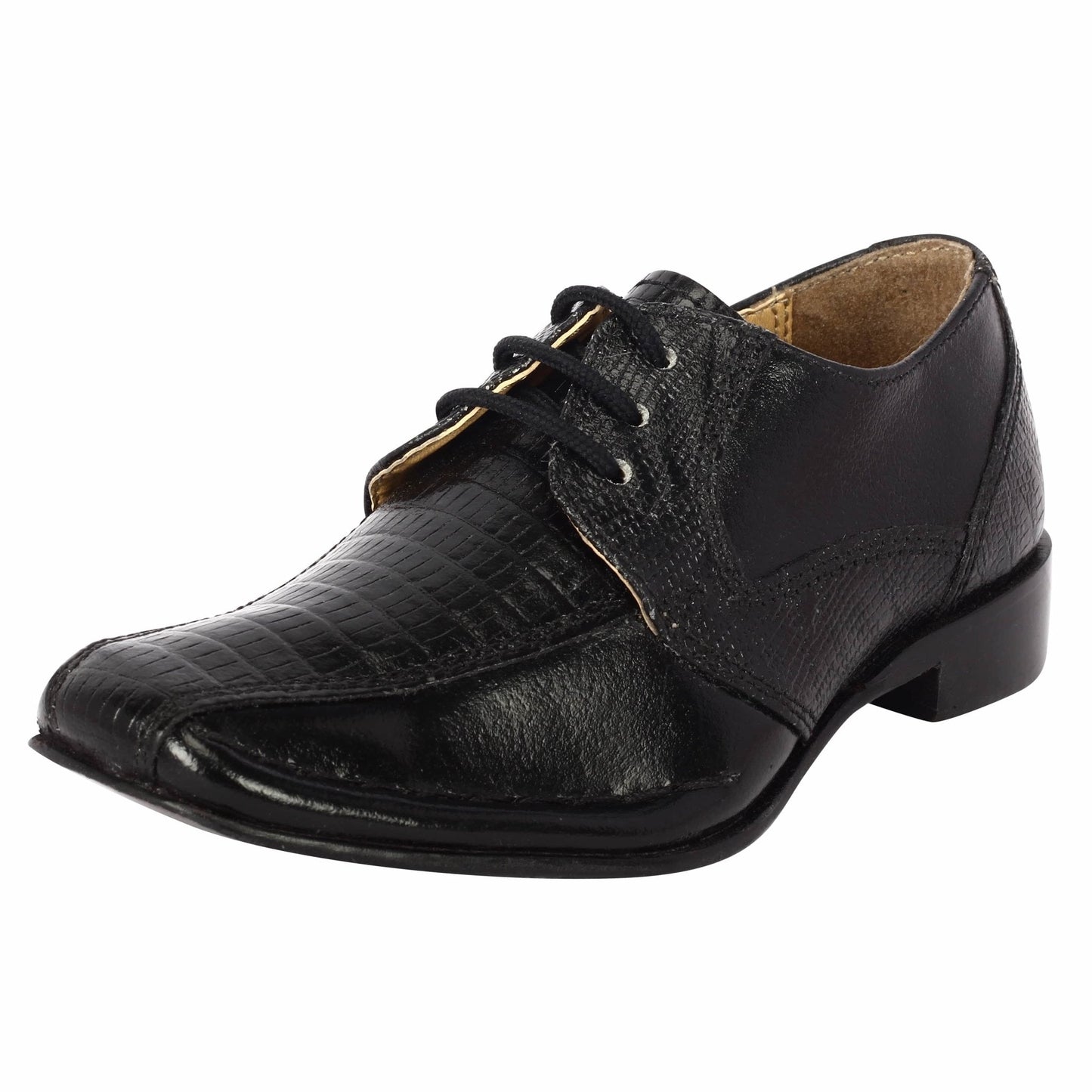 Senior Leather Oxford Style Kids Dress Shoes