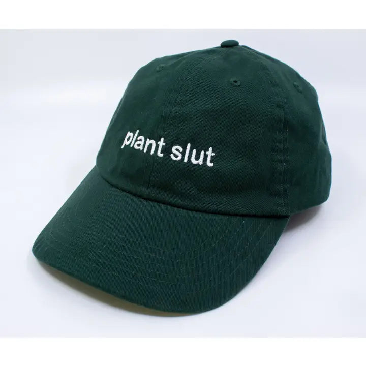 Plant Slut Embroidered Hat Green