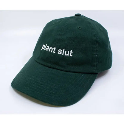 Plant Slut Embroidered Hat Green