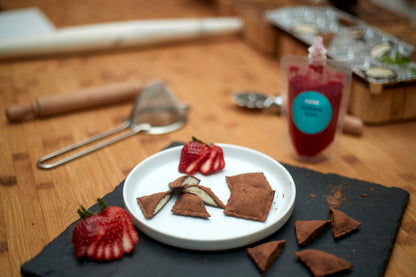 Chocolate Peanut Butter & Jelly Ravioli