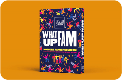 Truth or Drink: What Up Fam | Family Secrets Card Game by Cut