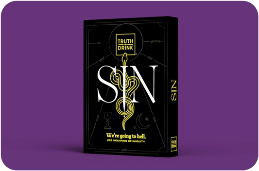 Truth or Drink: Sin | Guilty Pleasures Card Game by Cut