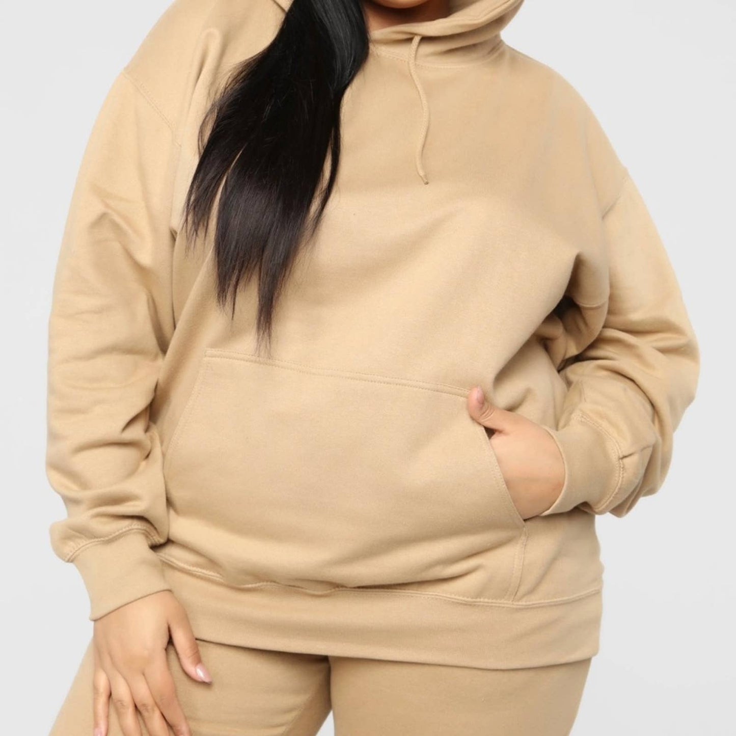 Tan Boyfriend Oversized Hoodie