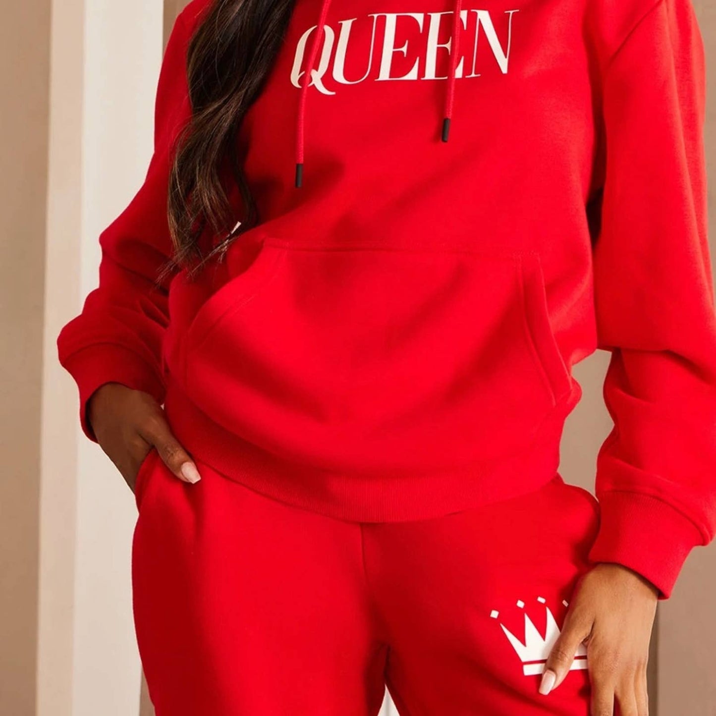 A Red Queen Oversized Sweatpants Jogger Custom Made by Passion of Essence