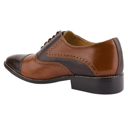 Suave Leather Oxford Style Dress Shoes